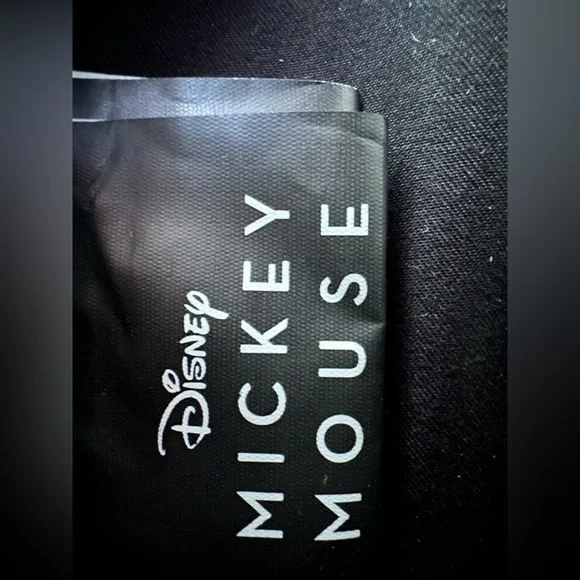 Disney Mickey Mouse Mini Backpack Card Holder Key Ring Bag Charm Black Red NWOT - Picture 8 of 13